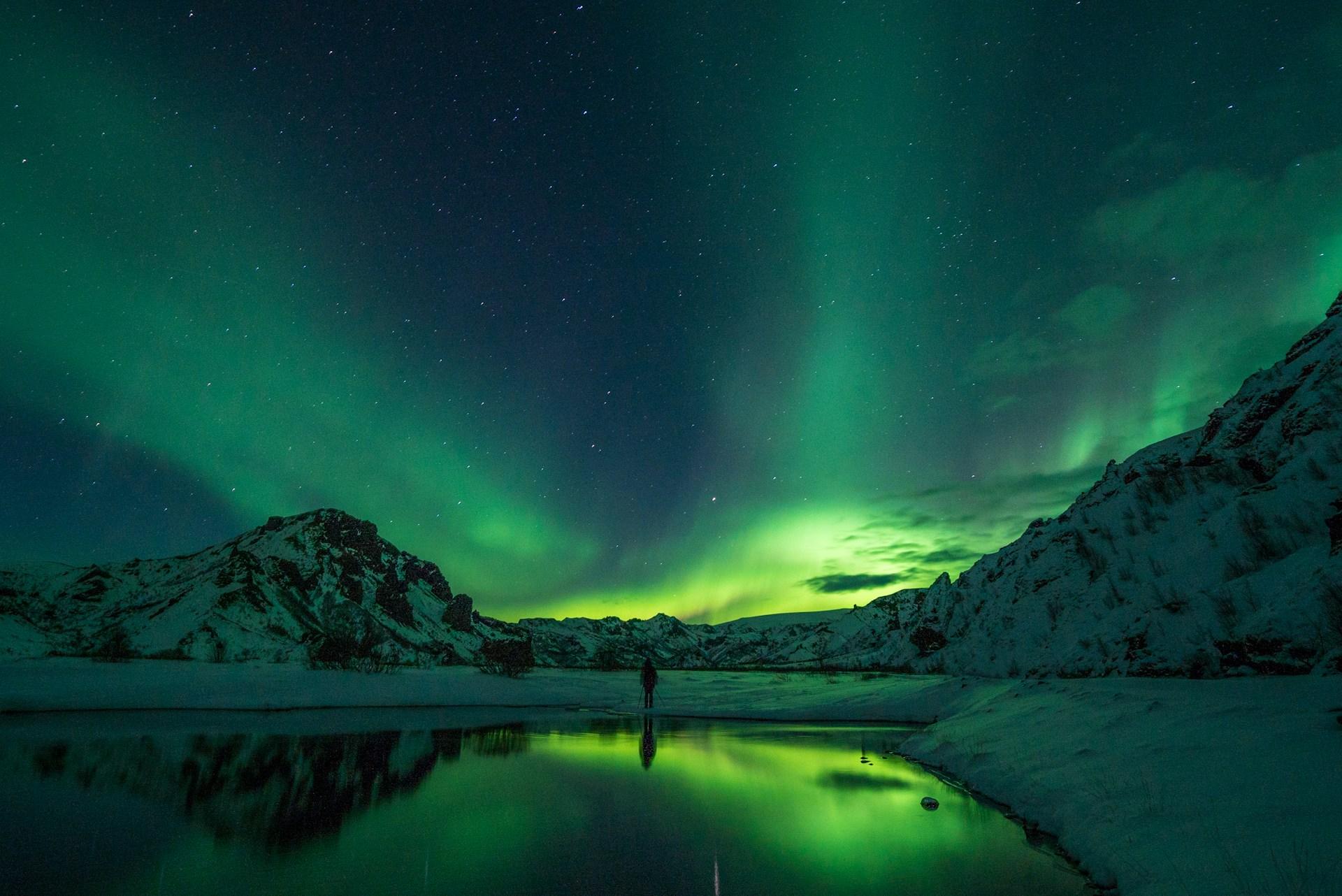 The Northern Lights in Greenland